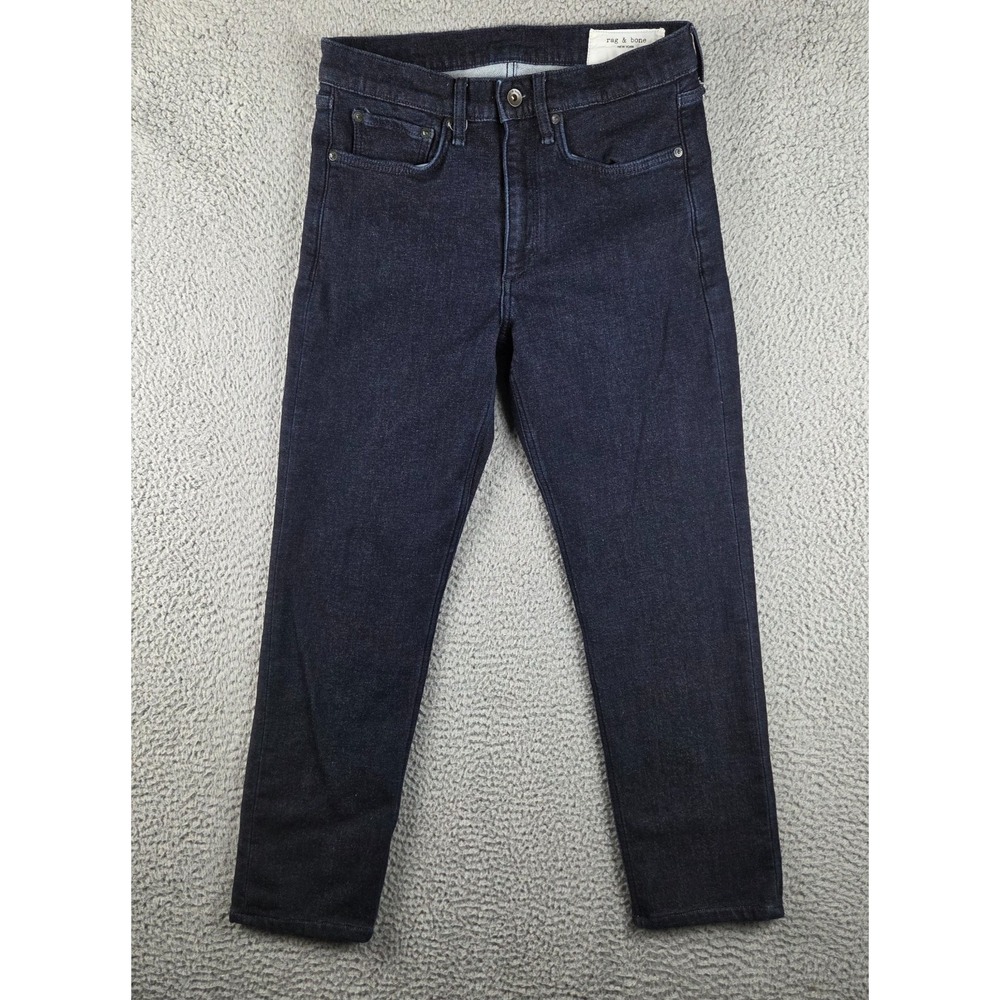 RAG & BONE Jeans Mens 30x32‎ (30x27) Blue Slim Fit FIT 2 Stride Denim Designer